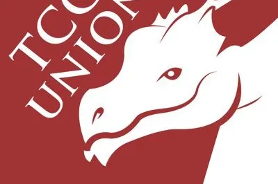logo of a dragon with the words "TCG Union"