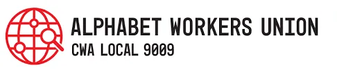 Alphabet Workers Union-CWA logo.